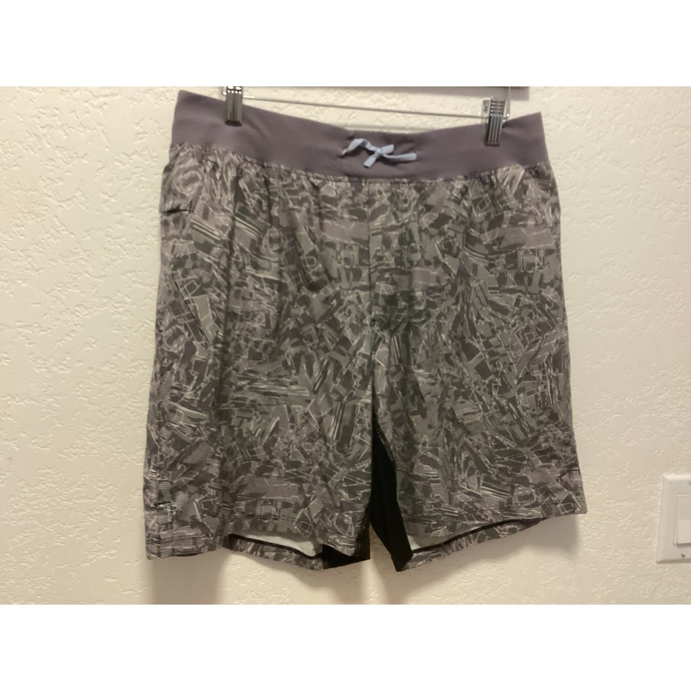 Lululemon‎ Athletic Shorts Mens L Parallel Divide Dusky Lavender Camo Athletic